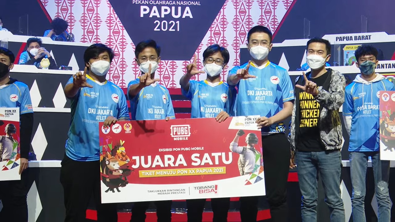 DKI Jakarta Rebut Gelar Juara di Ajang PUBG Mobile Ekshibisi PON XX Papua 2021