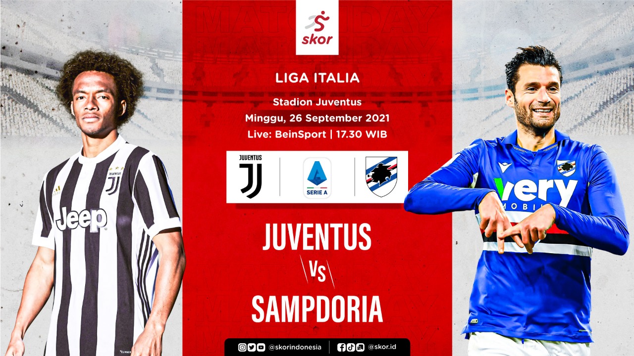 Prediksi Juventus vs Sampdoria: Nyonya Tua Incar Kemenangan Pertama di Kandang