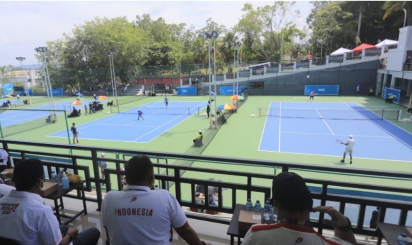 Lapangan Tenis Walikota Jayapura Siap Jadi Tuan Rumah Kompetisi Nasional dan Internasional