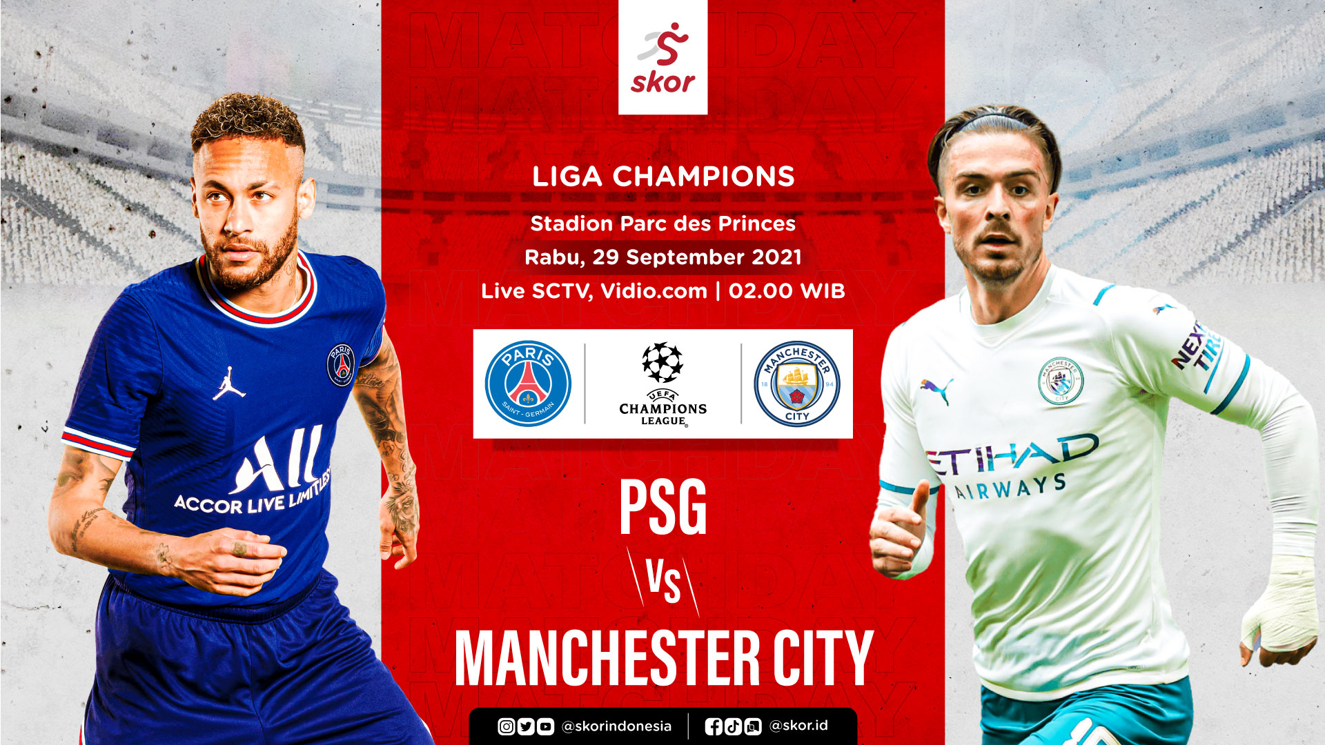Prediksi PSG vs Manchester City: Les Parisiens Usung Misi Balas Dendam