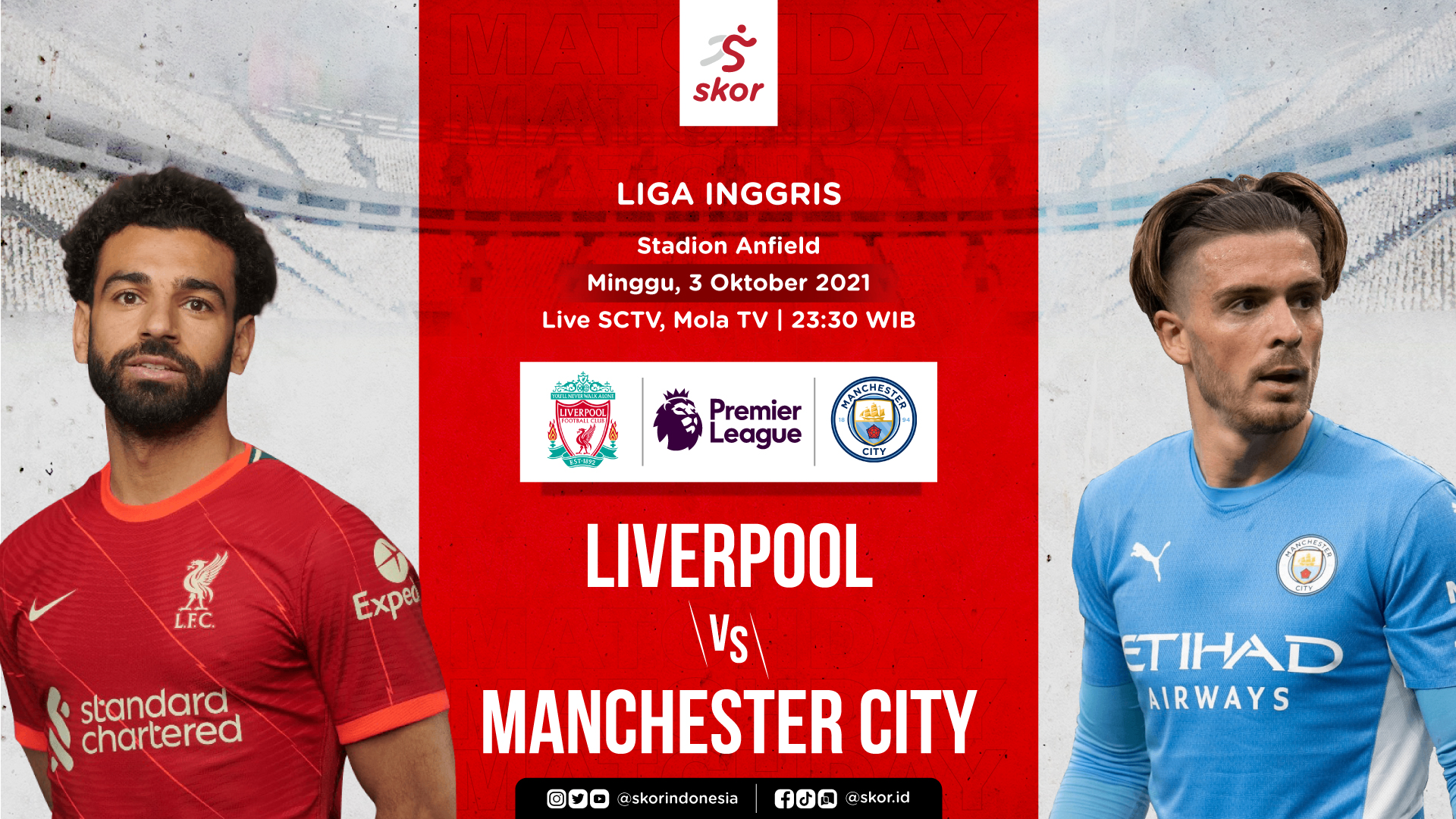 Liverpool vs Manchester City: Prediksi dan Link Live Streaming