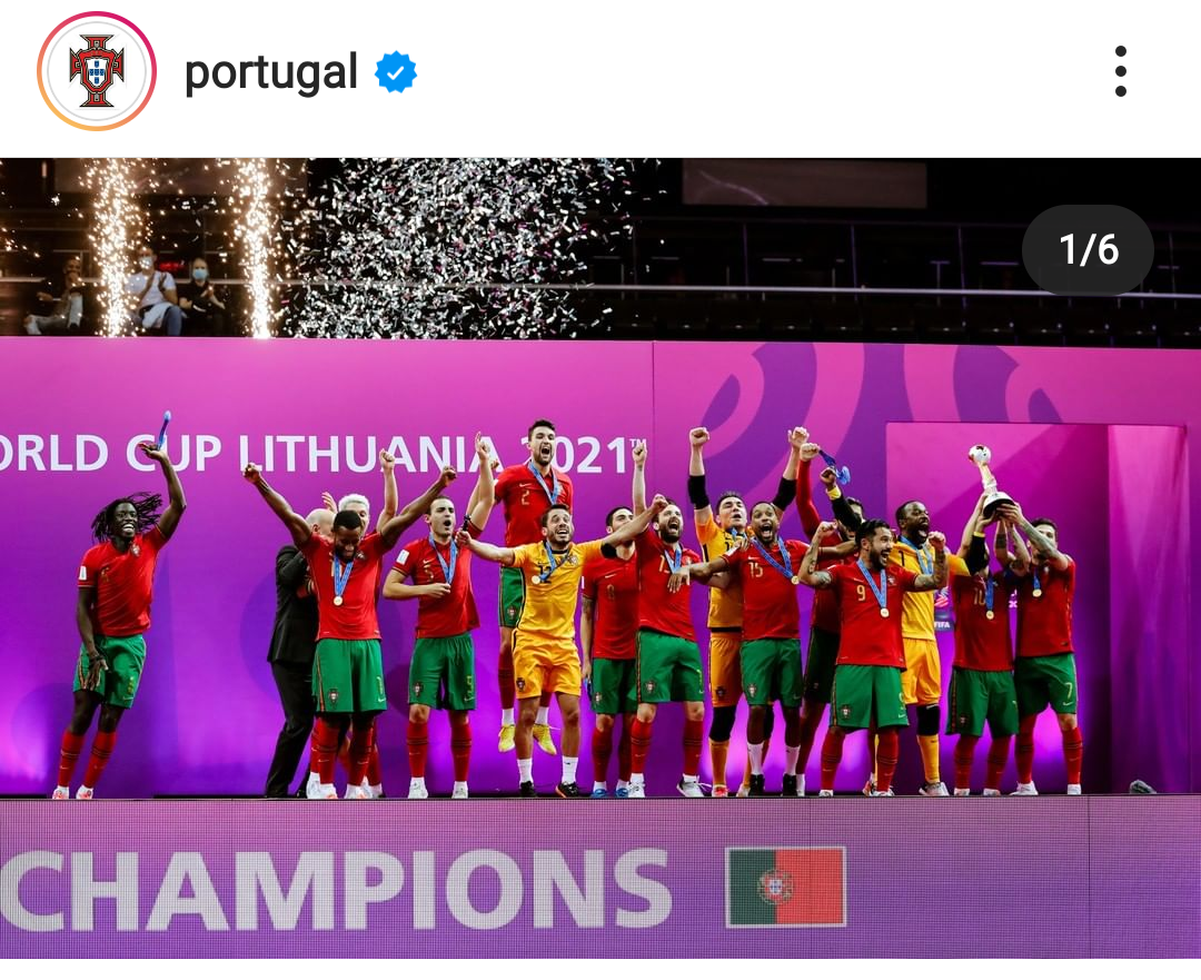 Rekap Piala Dunia Futsal 2021: Portugal Juara, Pivot Brasil Pemain Tersubur
