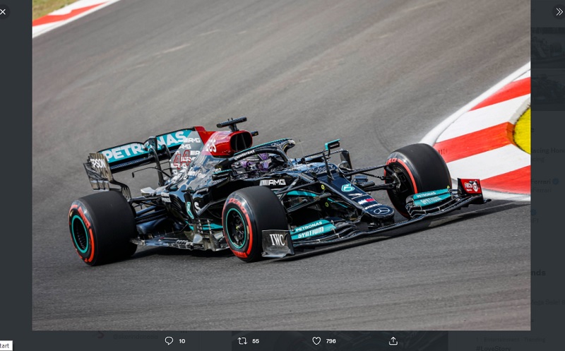 Hasil Kualifikasi F1 GP Turki 2021: Lewis Hamilton Tercepat, Valtteri Bottas Start Terdepan