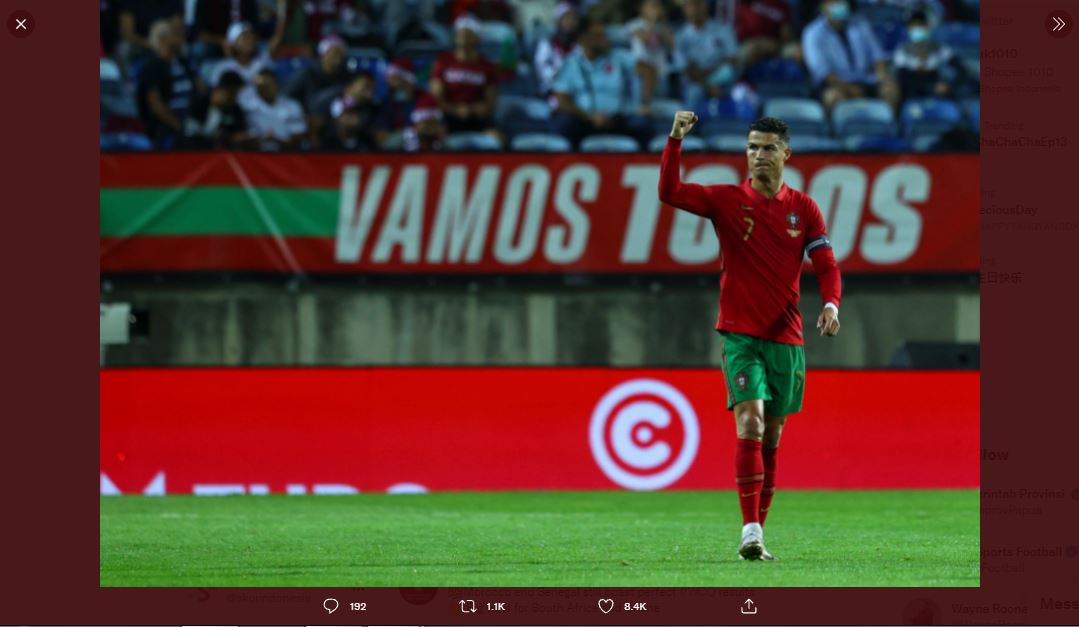 Selangkah Lagi ke Piala Dunia 2022, Cristiano Ronaldo Minta Portugal Tak Anggap Remeh Makedonia Utara