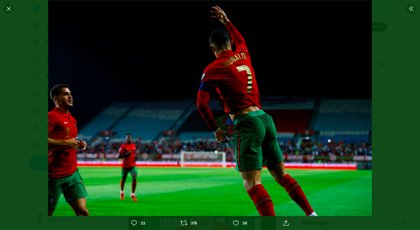 Hasil Portugal vs Luksemburg: Cristiano Ronaldo Hat-trick, Selecao das Aquinas Menang 5-0