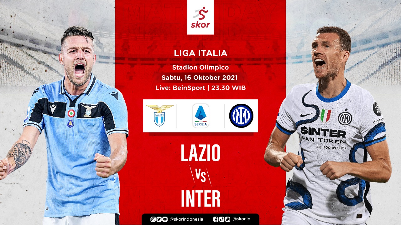 Link Live Streaming Lazio vs Inter Milan di Liga Italia