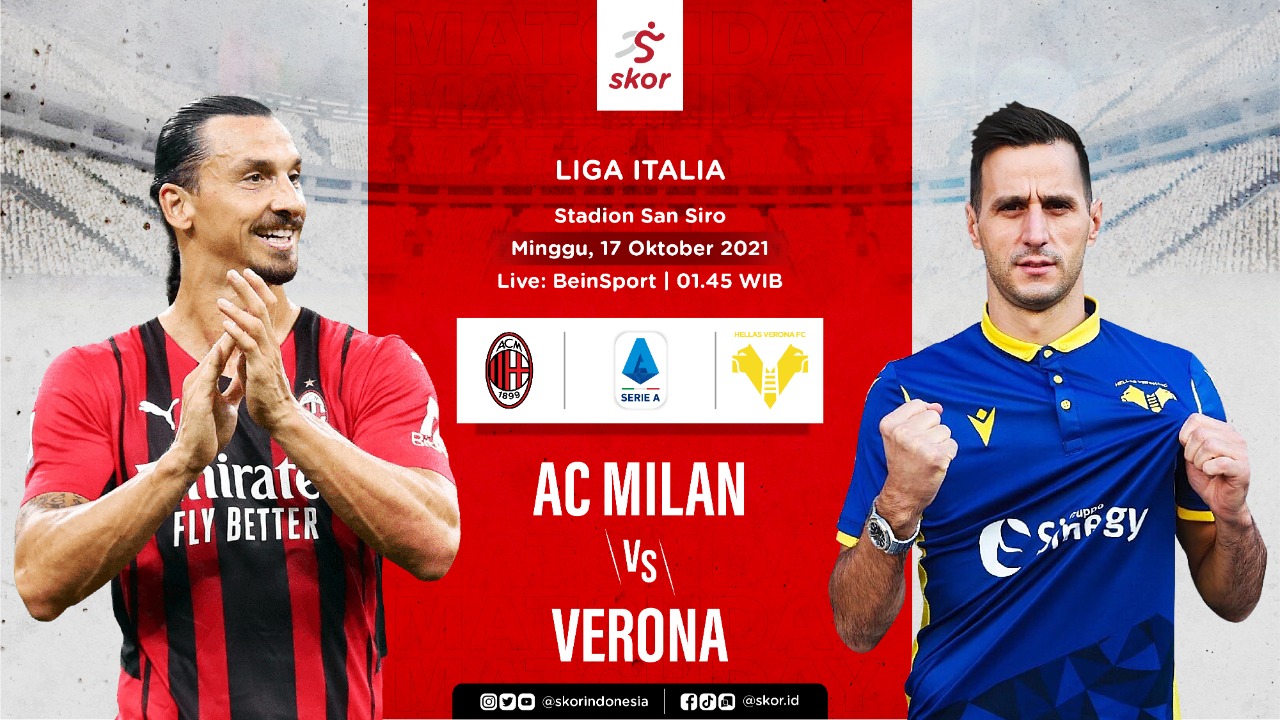 Prediksi AC Milan vs Hellas Verona: Darurat di Pertahanan Rossoneri tapi Ibra Mungkin Beraksi 