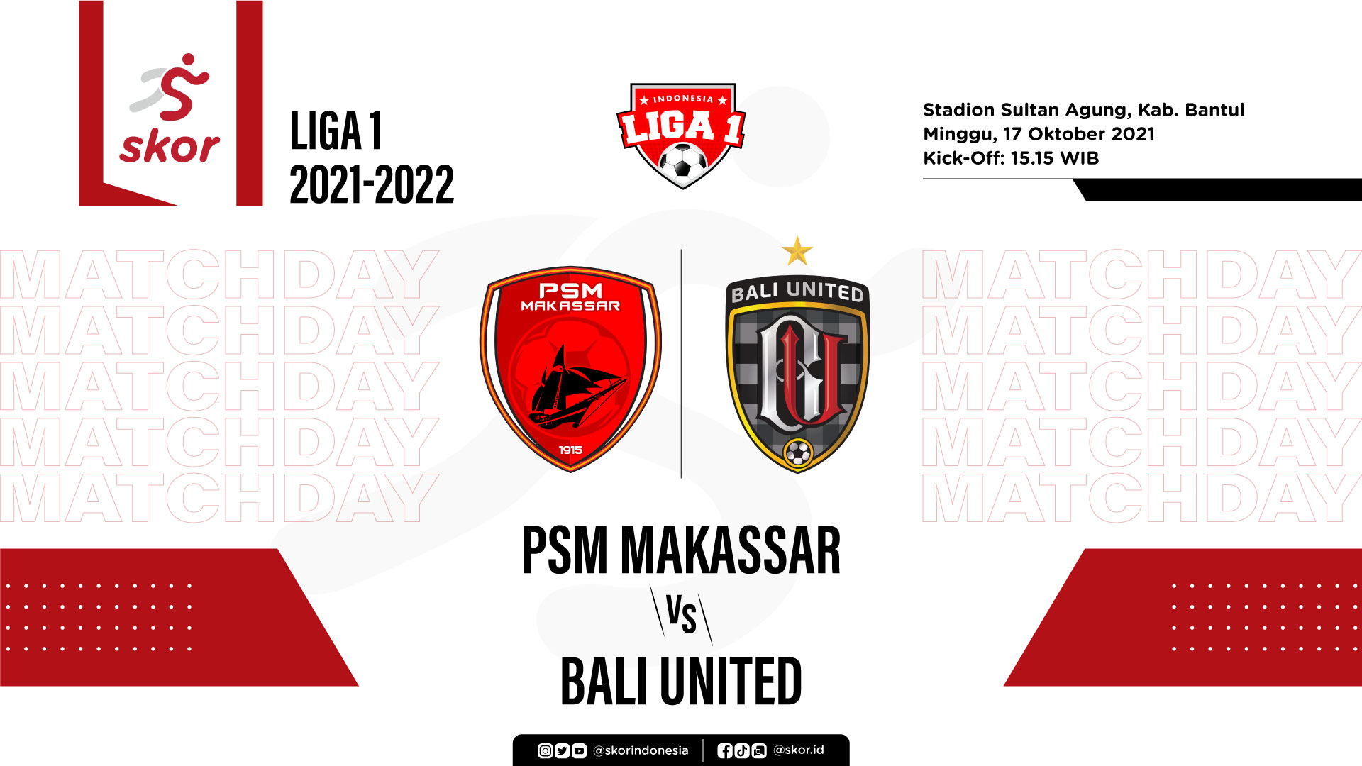 PSM Makassar vs Bali United: Prediksi dan Link Live Streaming