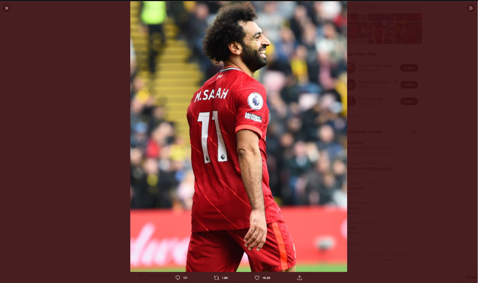 5 Pencetak Gol Terbanyak Asal Afrika di Liga Inggris, Mohamed Salah Melejit