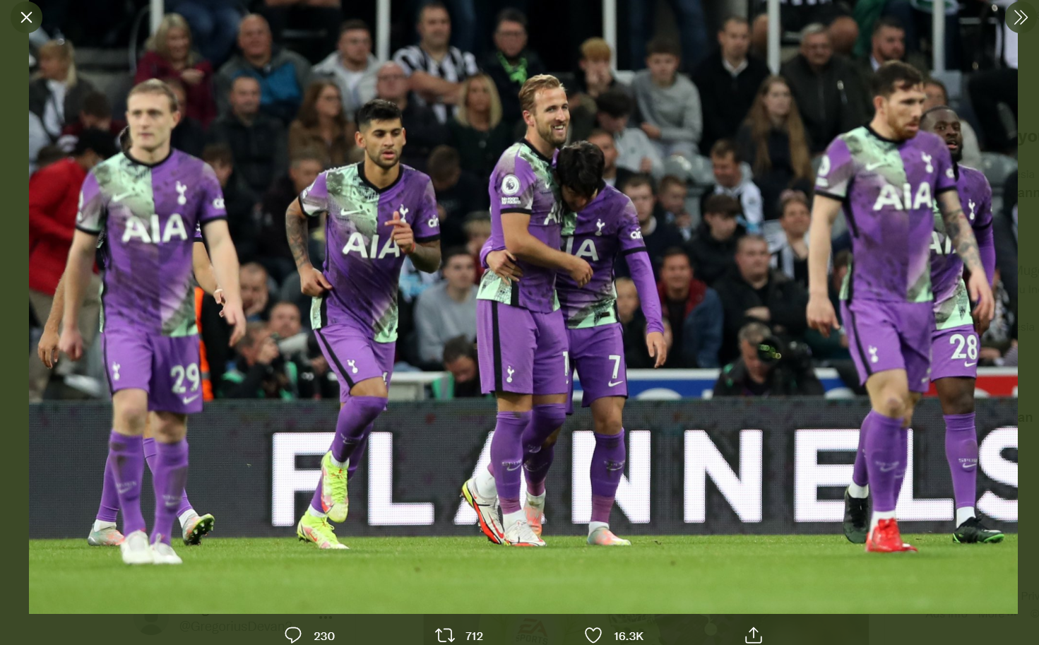 Hasil dan Klasemen Liga Inggris: Tottenham Hotspur Menang, Everton Tumbang