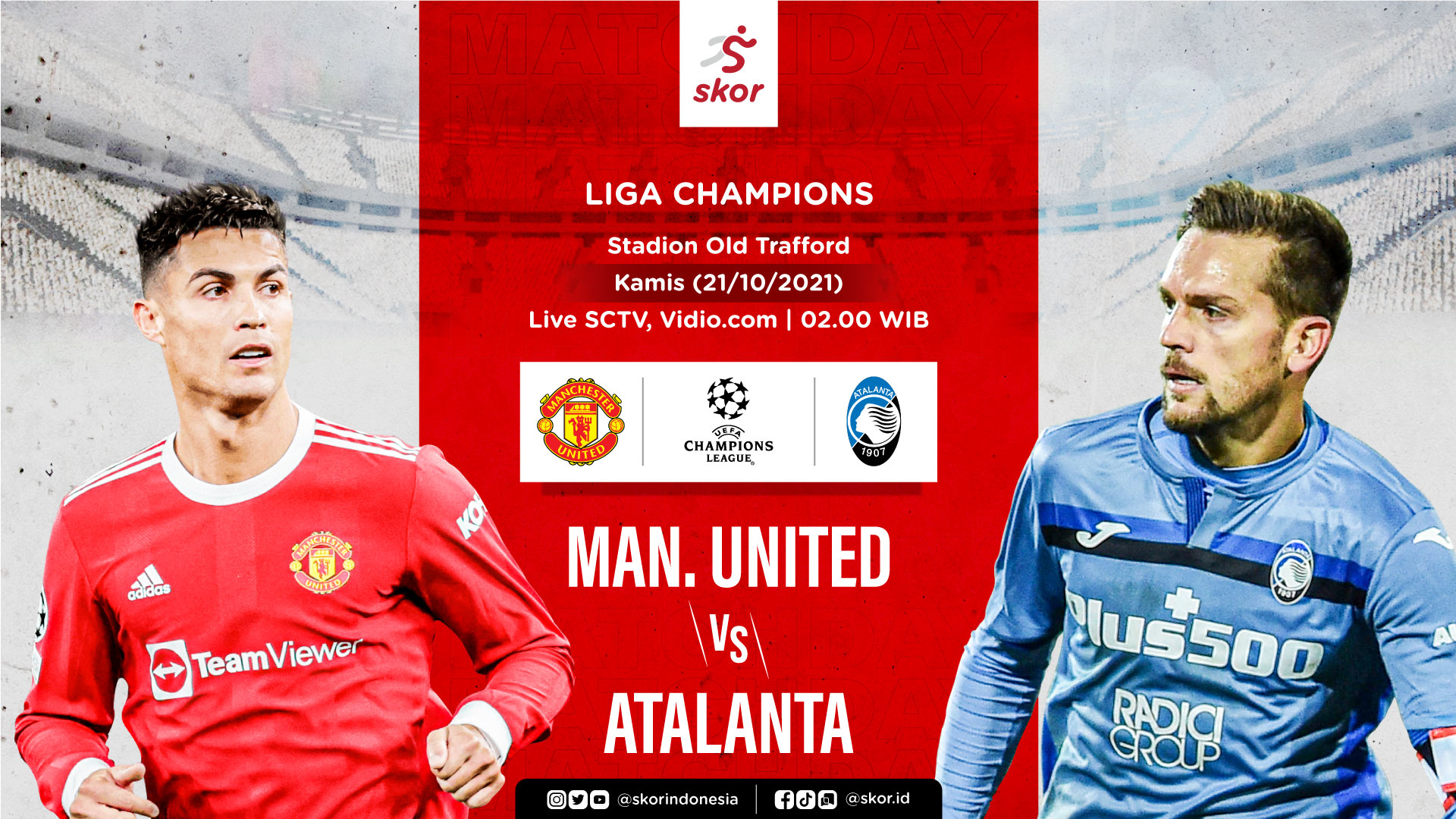 Prediksi Manchester United vs Atalanta: Usaha Berat Setan Merah Akhiri Hasil Negatif