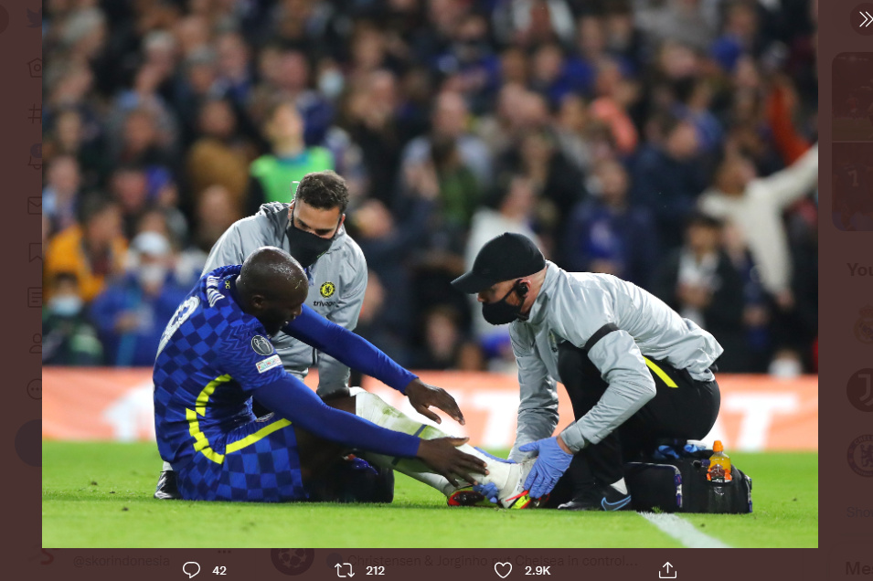 Pelatih Chelsea Santai Menunggu Romelu Lukaku Pulih dari Cedera