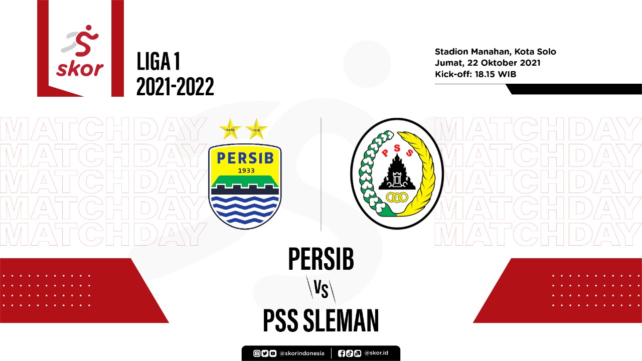 Hasil Persib vs PSS Sleman:  Maung Bandung Menang, Enam Gol Tercipta