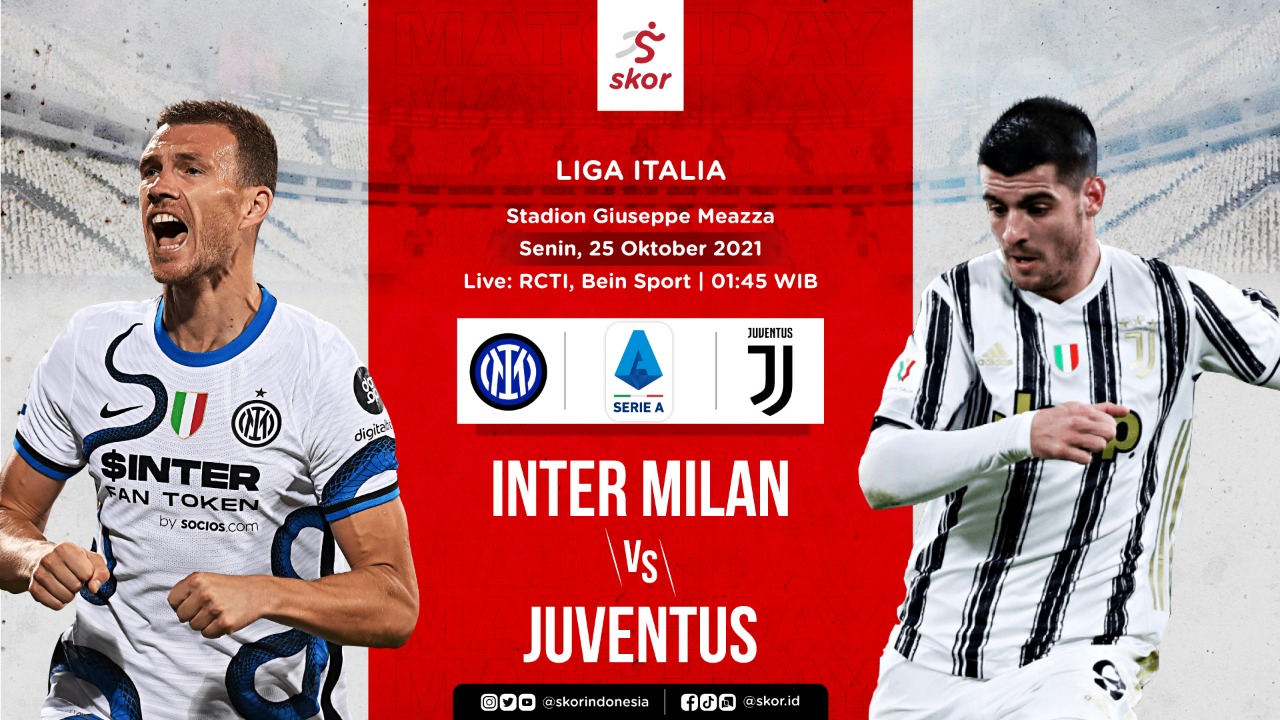 Link Live Streaming Inter Milan vs Juventus di Liga Italia