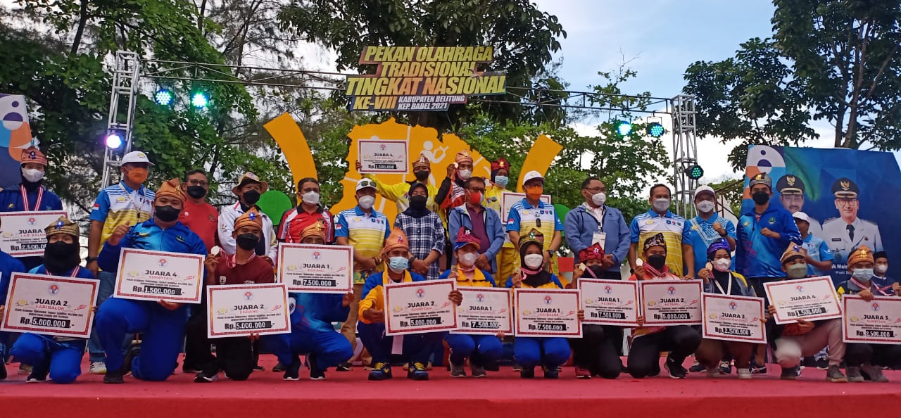 Sama Kuat, Jawa Barat dan Banten Jadi Juara Umum Bersama Potradnas 2021