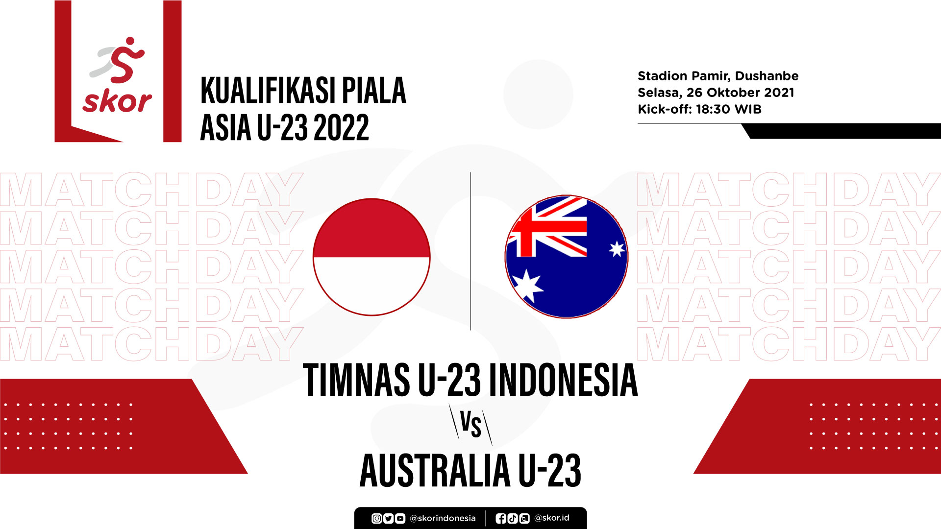 Timnas U-23 Indonesia vs Australia: Diwarnai Penalti Gagal, Babak Pertama Berakhir Sama Kuat