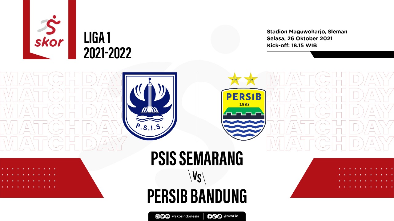 Live Update: PSIS Semarang vs Persib Bandung
