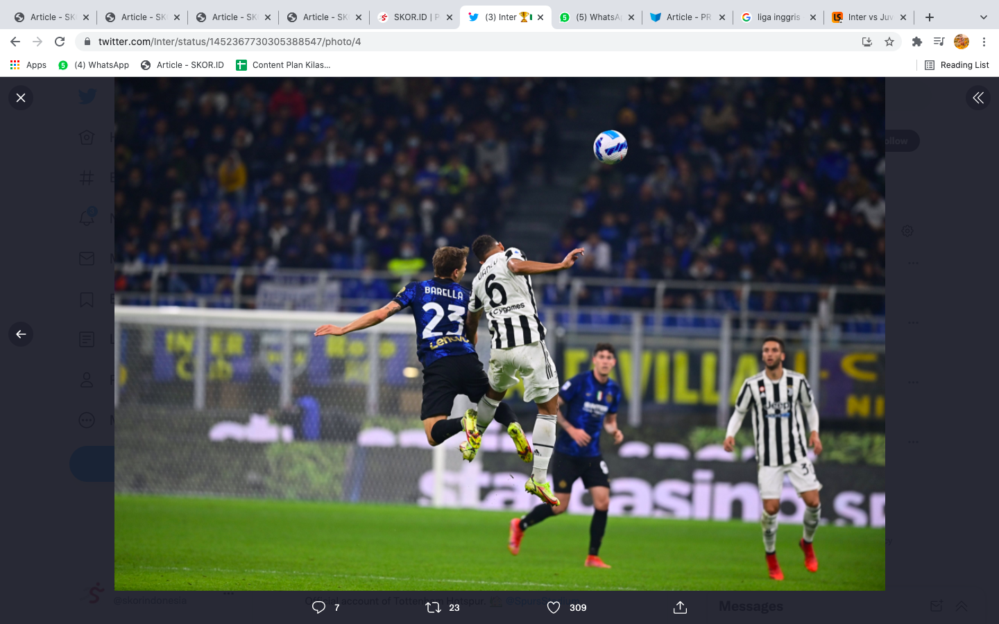 Hasil Inter Milan vs Juventus: Penalti Paulo Dybala Selamatkan Si Nyonya Tua dari Kekalahan