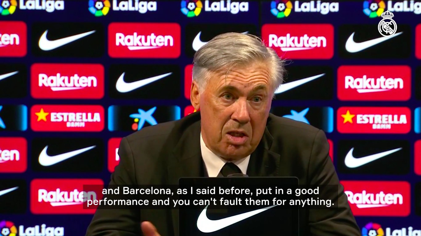 VIDEO: Real Madrid Menang, Ini Kata Carlo Ancelotti soal Barcelona