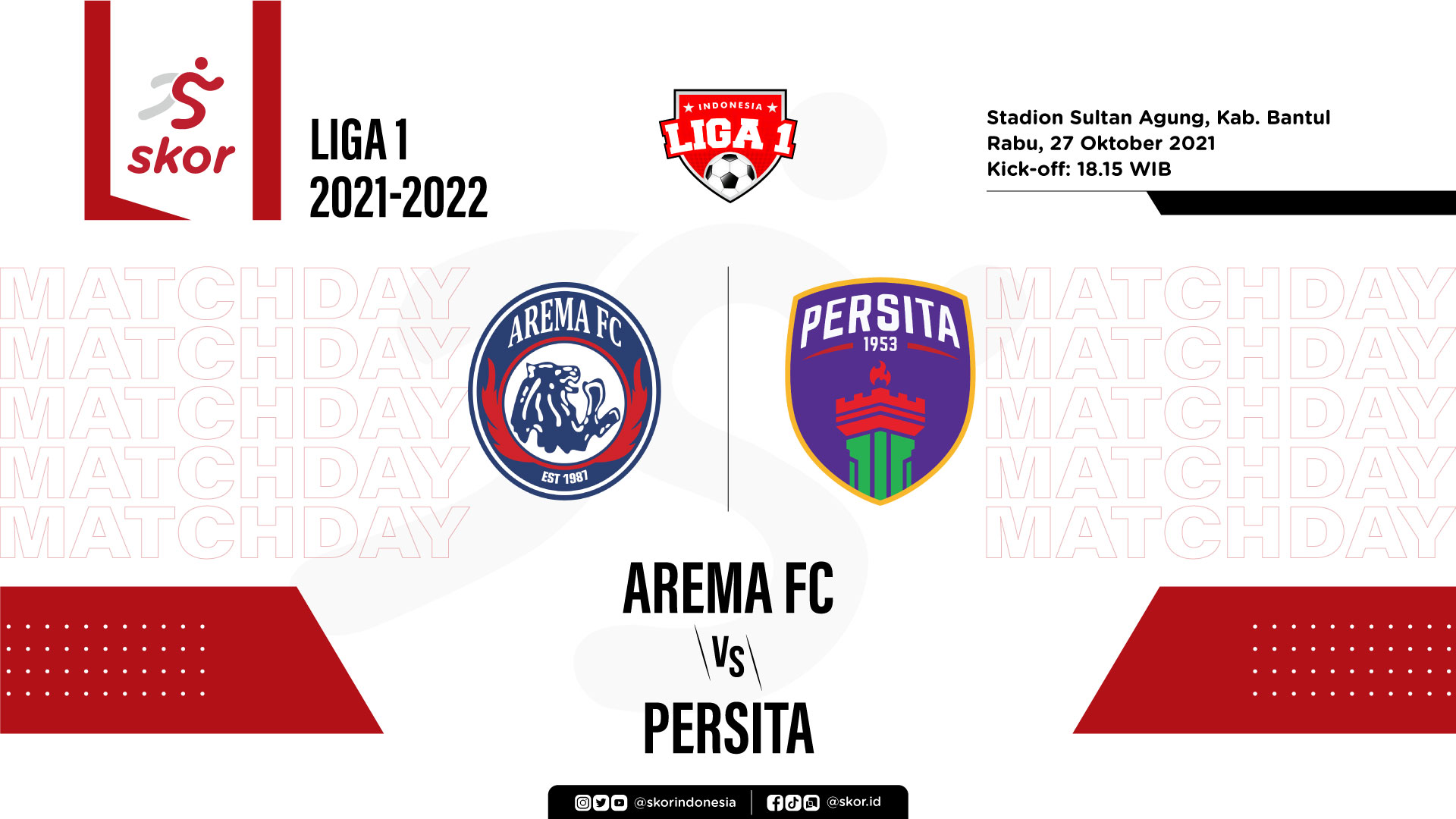 Arema FC vs Persita: Prediksi dan Link Live Streaming
