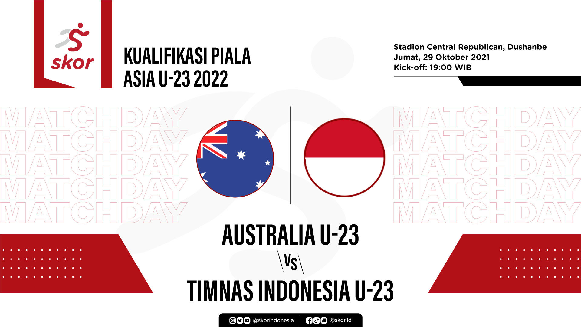 Australia U-23 vs Timnas U-23 Indonesia: Garuda Muda Tertinggal Satu Gol