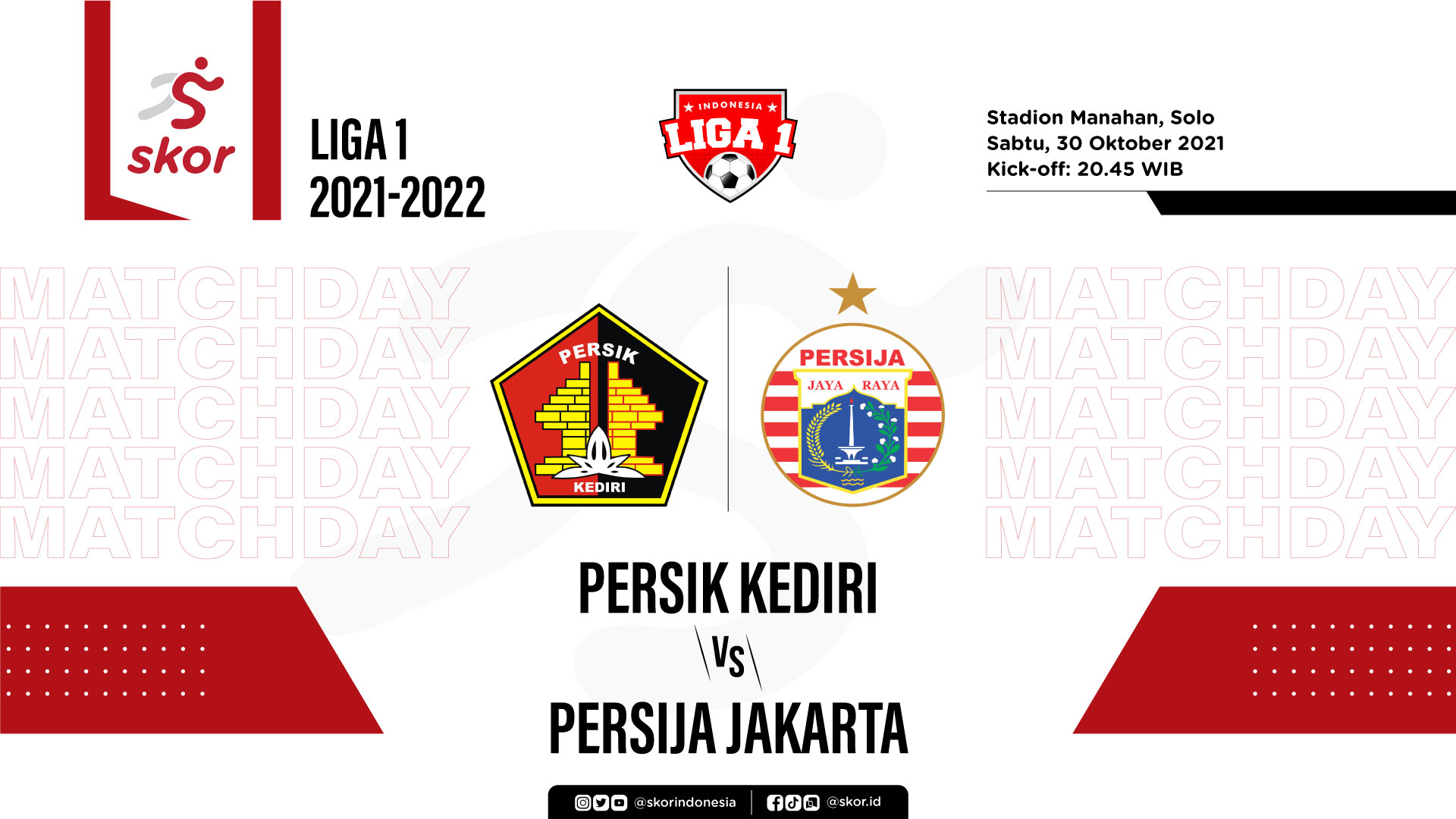 LIVE Update: Persik Kediri vs Persija Jakarta