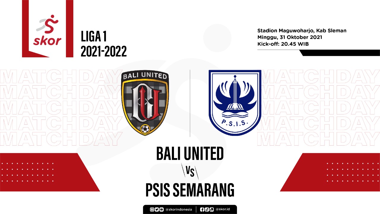 Bali United vs PSIS Semarang: Prediksi dan Link Live Streaming