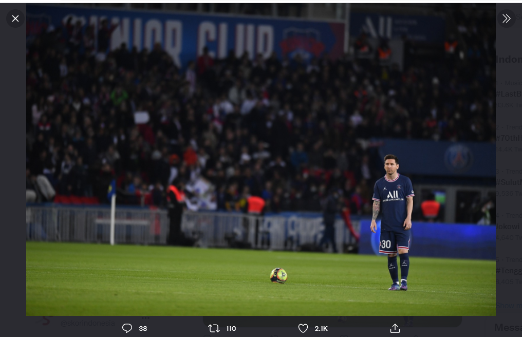 Masih "Mandul" di Liga Prancis, Lionel Messi Torehkan 2 Rapor Mengkhawatirkan
