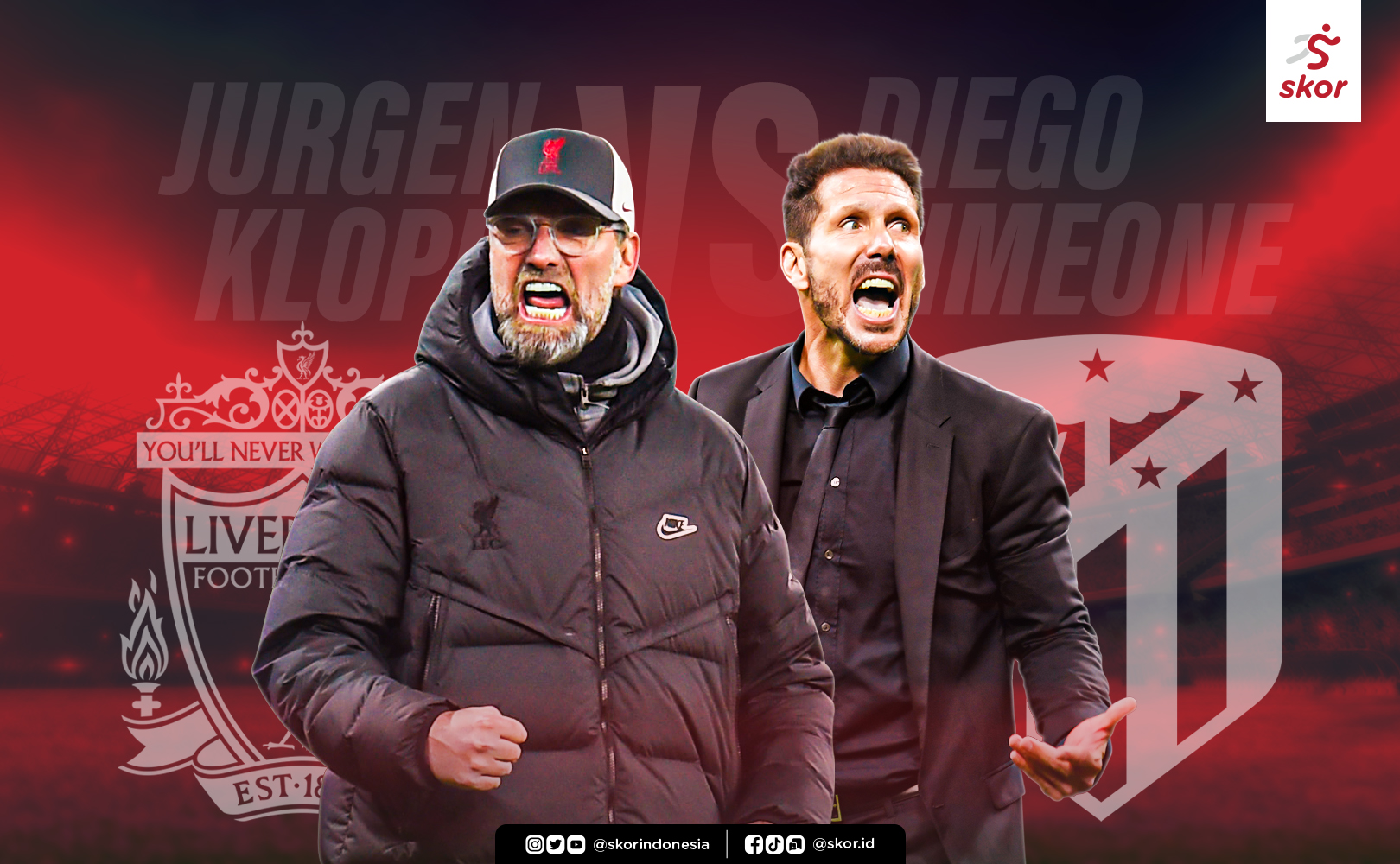 Duel Jurgen Klopp vs Diego Simeone di Liga Champions, Cuma Beda Tipis