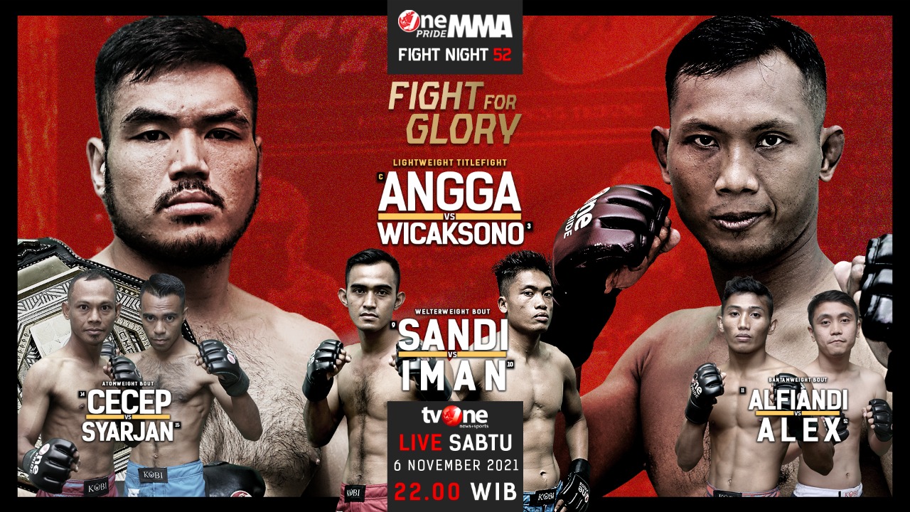 OnePride MMA Fight Night 52: Angga Dekati Sabuk Abadi OnePride