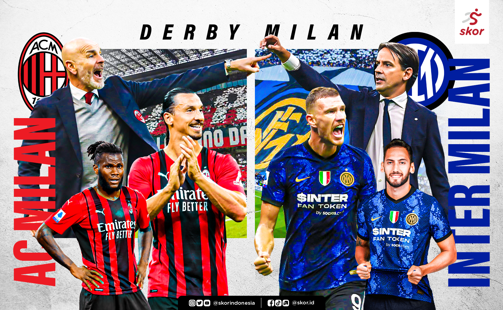 AC Milan vs Inter Milan: Kisah dan Arti 7 Julukan Masing-Masing Klub