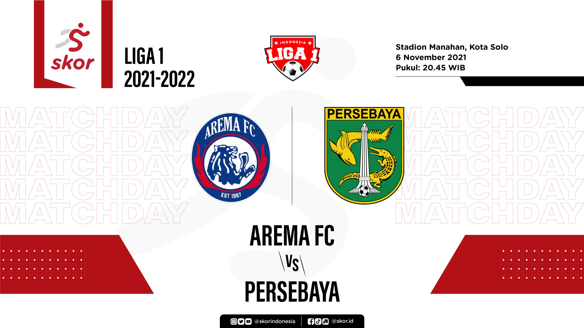 LIVE Update: Arema FC vs Persebaya