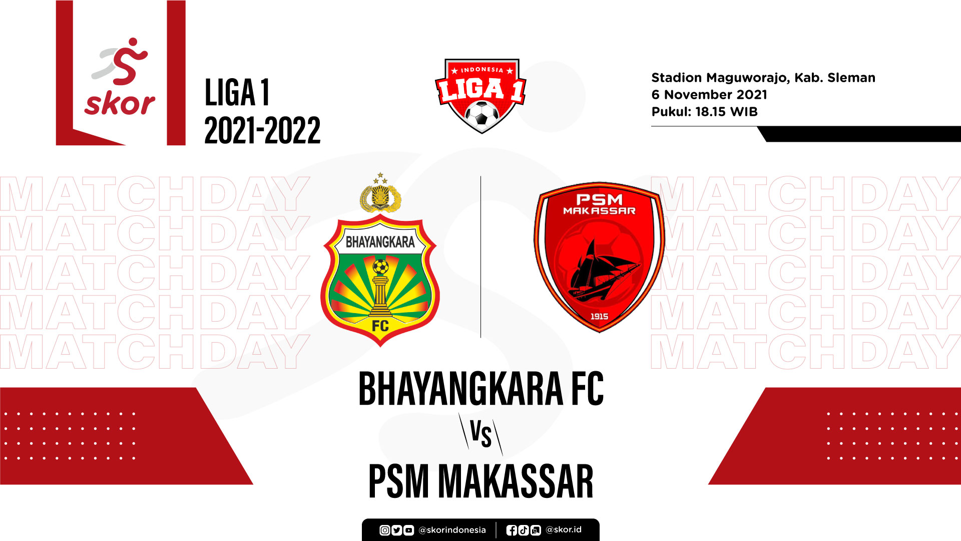 Hasil Bhayangkara FC vs PSM: The Guardian Kembali ke Puncak Klasemen Liga 1 2021-2022