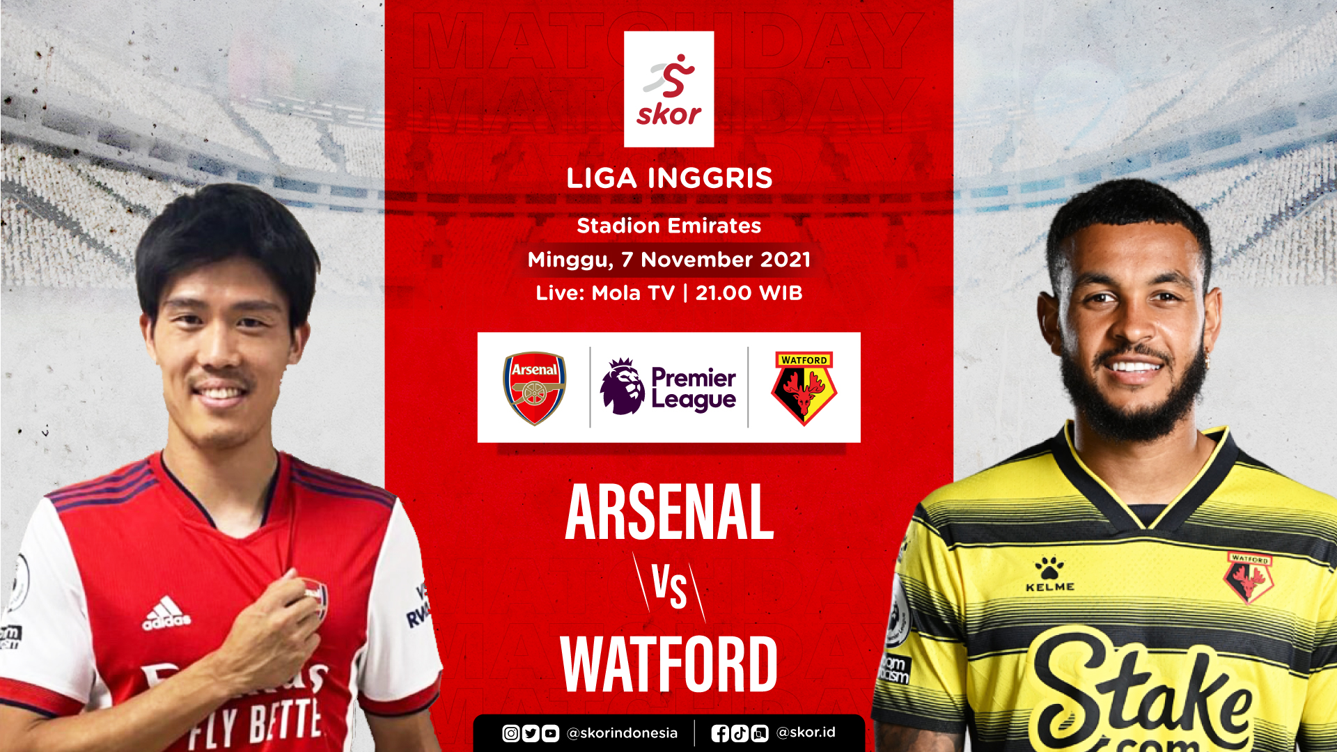 Prediksi Arsenal vs Watford: Laga Ke-100 Arteta, The Gunners Incar Unbeaten 10