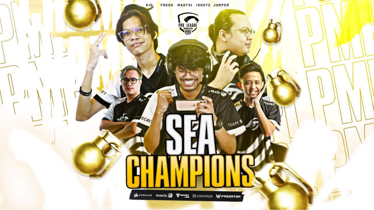 Team Secret Rebut Gelar Juara PMPL SEA Championship Season 4