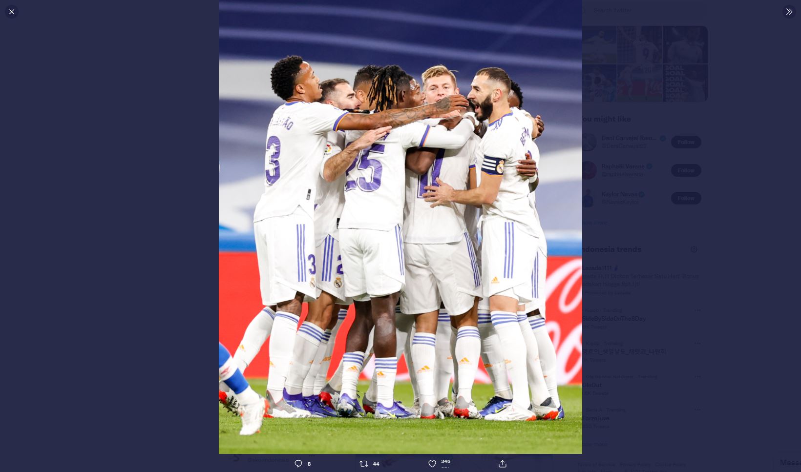Hasil Real Madrid vs Rayo Vallecano: Menang Lagi, Los Blancos Kembali ke Puncak Klasemen