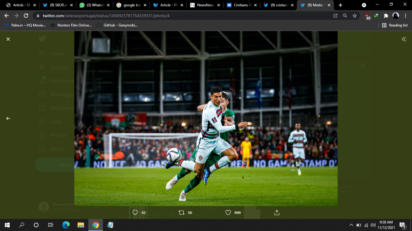 Republik Irlandia vs Portugal: Masuk Lapangan, Seorang Bocah Dapat Jersey Cristiano Ronaldo