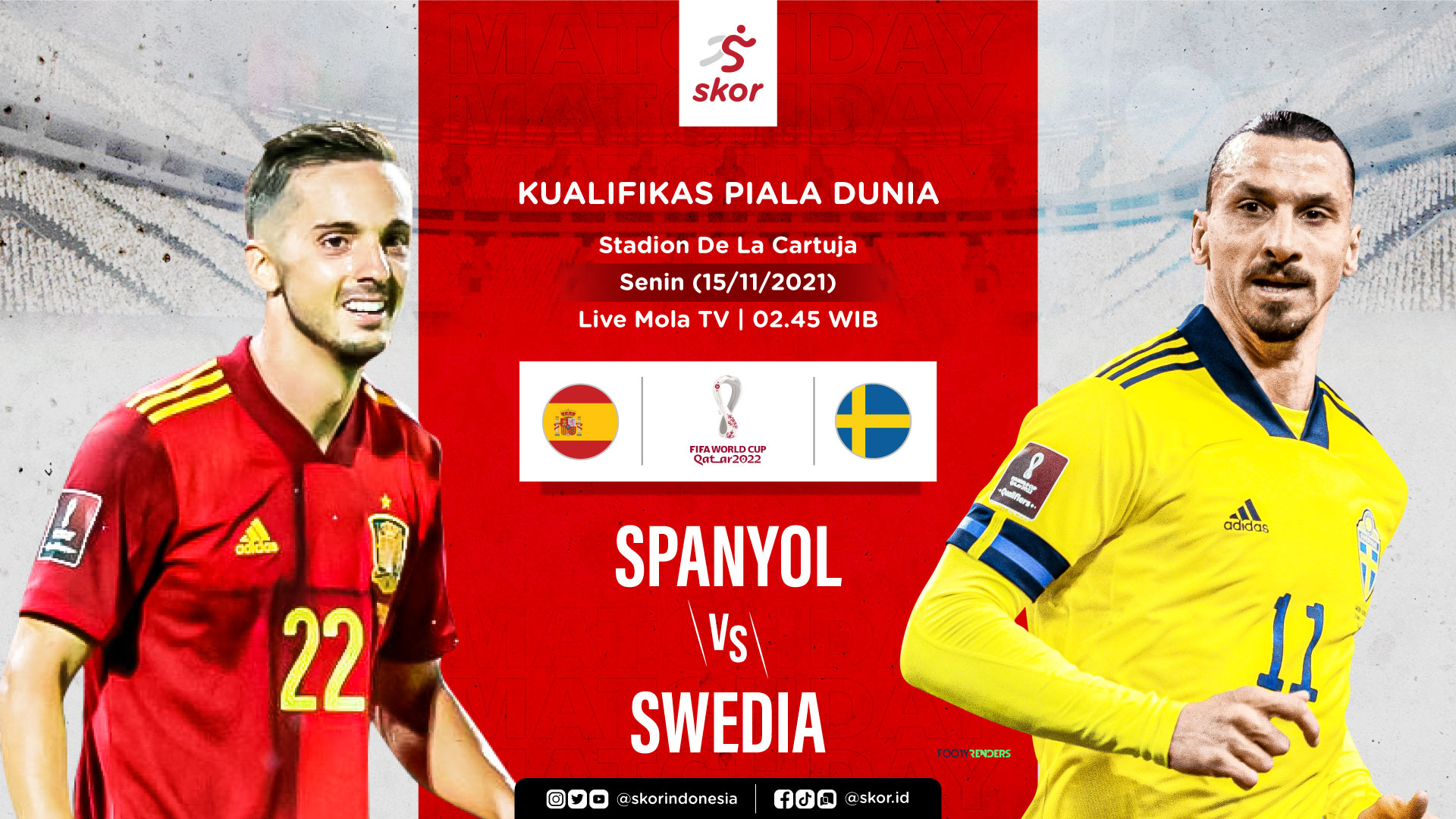 Prediksi Spanyol vs Swedia: Pemenang Akan Lolos Langsung ke Piala Dunia 2022