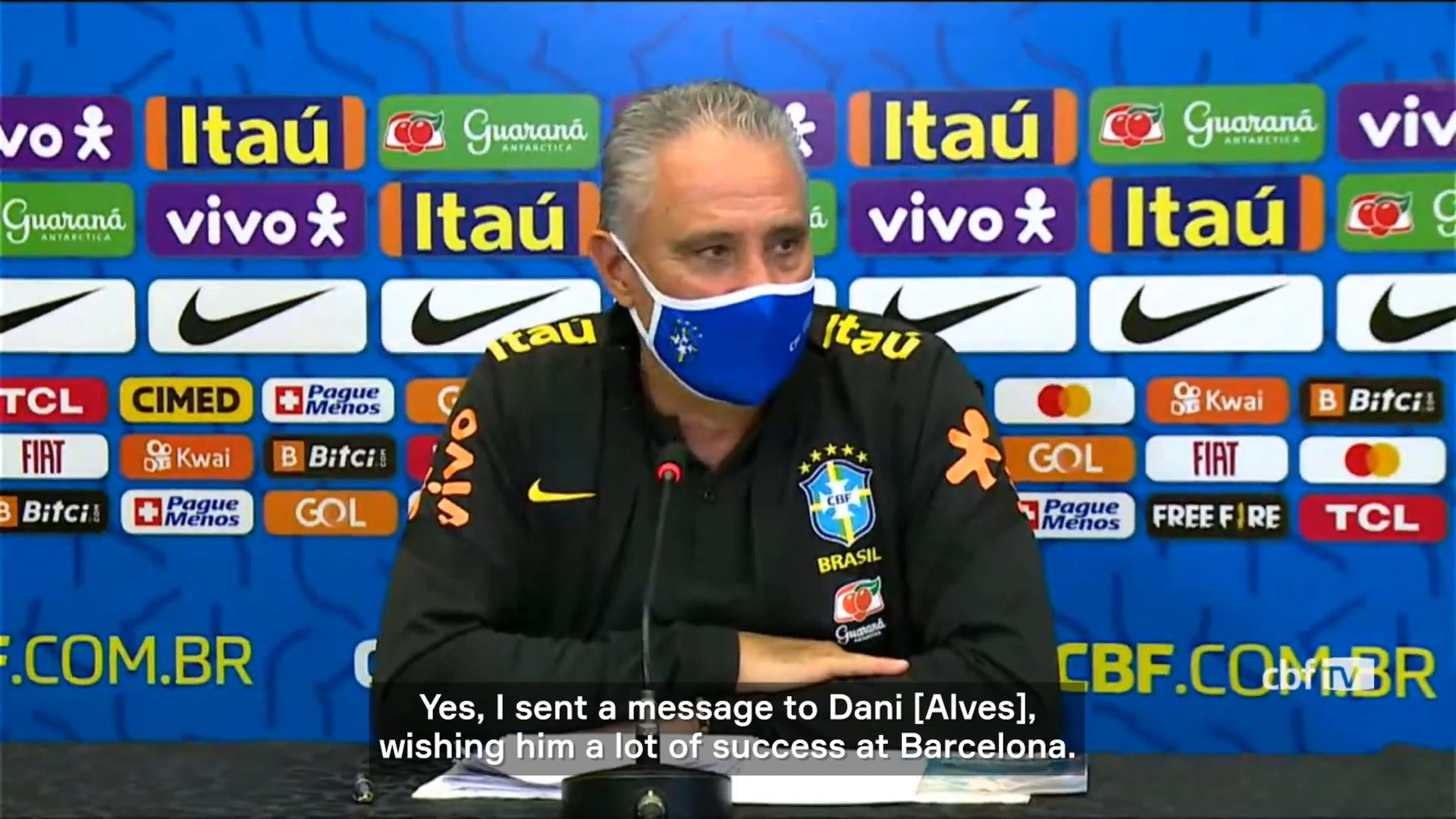 VIDEO: Komentar Tite Soal Kembalinya Dani Alves ke Barcelona