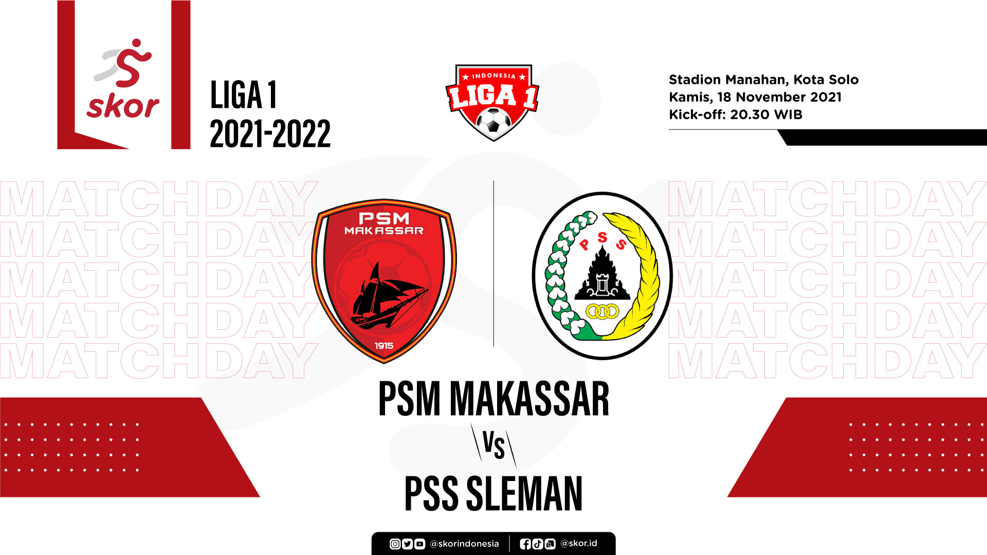 PSM Makassar vs PSS Sleman: Prediksi dan Link Live Streaming