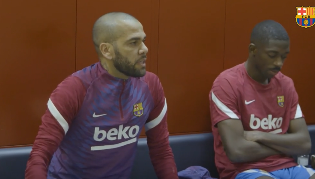 VIDEO: Wejangan Emosional Dani Alves untuk Para Pemain Barcelona