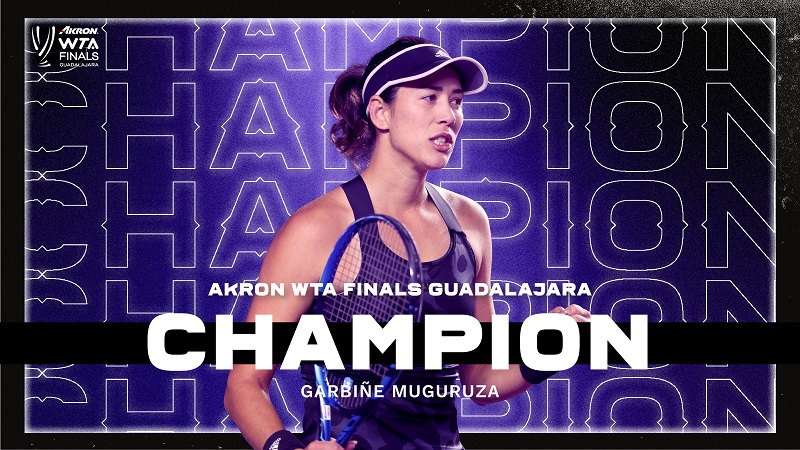Garbine Muguruza Juara WTA Finals 2021, Tenis Spanyol Cetak Sejarah