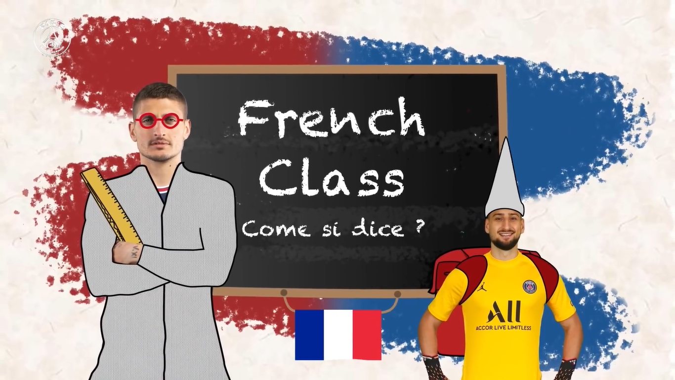 VIDEO: Kocaknya Gianluigi Donnarrumma saat Belajar Bahasa Prancis dengan Marco Verratti