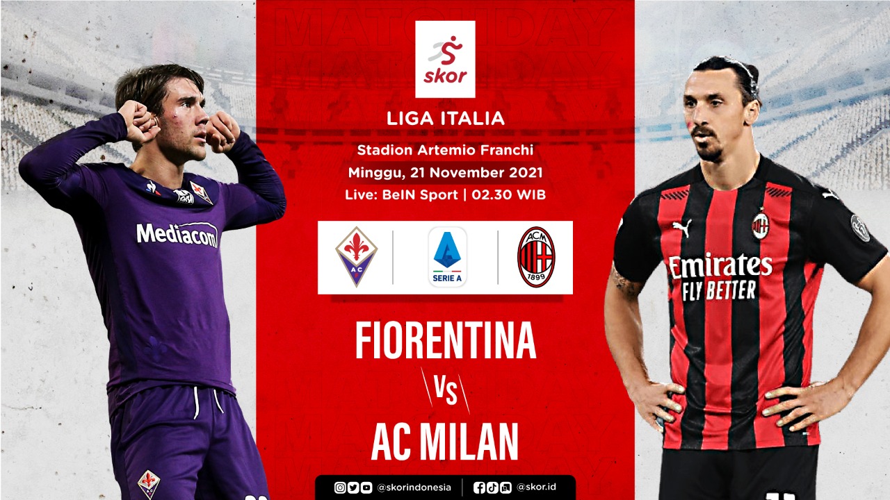 Link Live Streaming Fiorentina vs AC Milan di Liga Italia