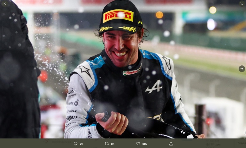Resmi Berpisah, Alpine Sampaikan Salam Perpisahan ke Fernando Alonso