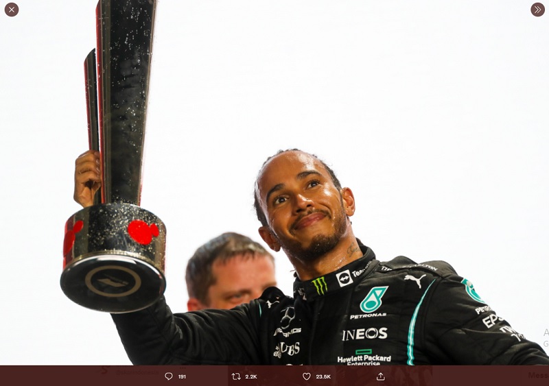 Kisah Lewis Hamilton dan Angka 6 yang Bikin Sial