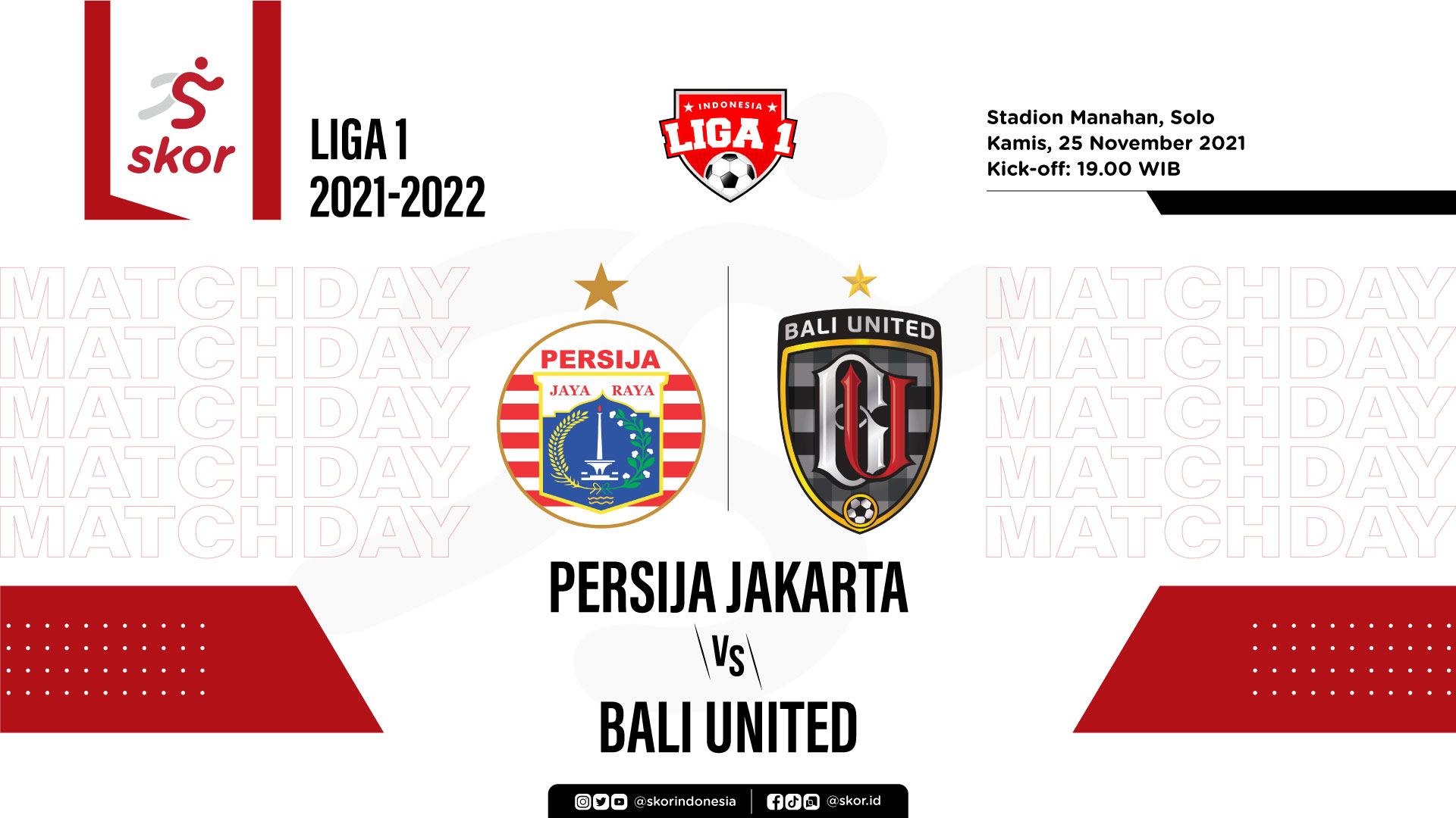 Persija Jakarta vs Bali United: Prediksi dan Link Live Streaming