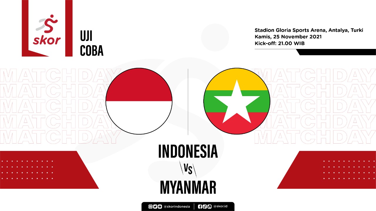 LIVE Update Timnas Indonesia vs Myanmar