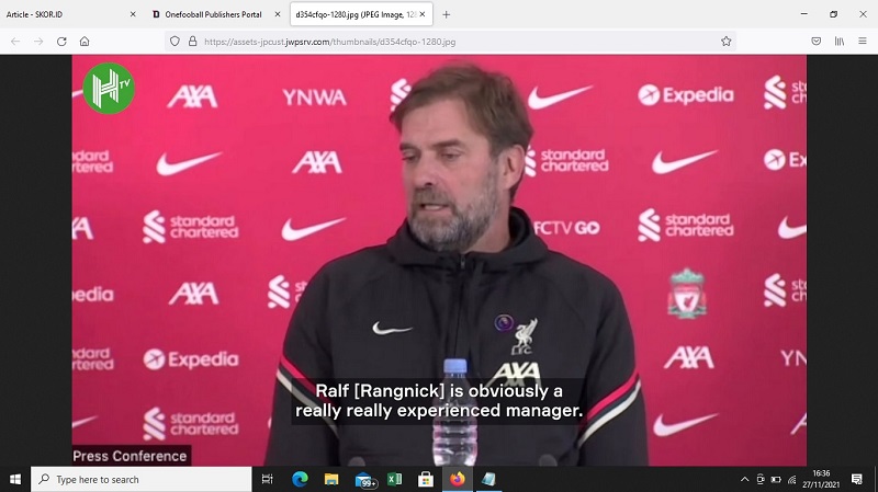 VIDEO: Ini yang Dikhawatirkan Jurgen Klopp jika Ralf Rangnick Menangani Manchester United