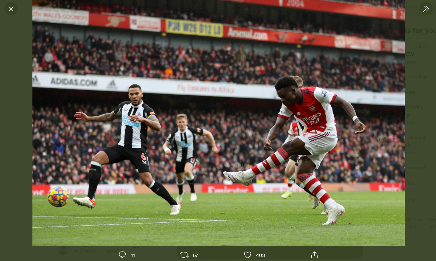 Hasil Arsenal vs Newcastle United: The Gunners Menang, Berpotensi Naik Posisi Keempat